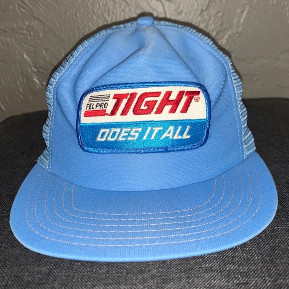 Vintage Fel Pro Tight Patch Snapback Trucker Hat - Picture 1 of 6